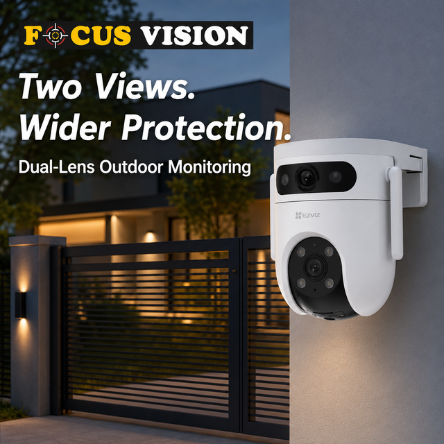 EZVIZ H9c Dual-Lens Outdoor WiFi Camera - Focus Vision product image